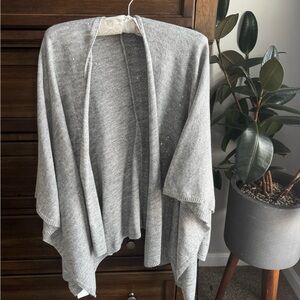 J. Crew Light Gray Women's Poncho
